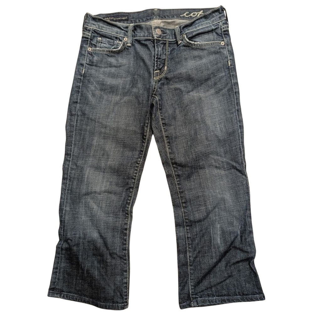 Citizens of Humanity‎ Womens 28 Kelly Low Waist Cropped Jeans Stretch Capri USA